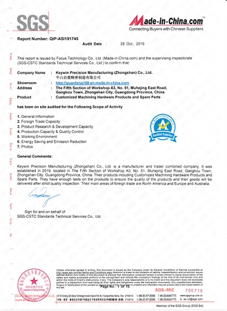 Certifica&ccedil;&atilde;o no local do fornecedor SGS e Made-in-China.com